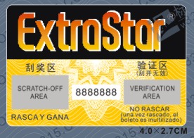刮奖标签